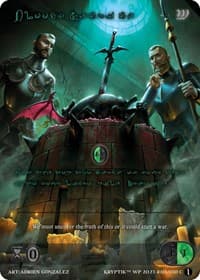 Bloody Sacrifice (Green Kryptik Language) - Wicked Prophecy [Wave 1] - Kryptik TCG card