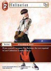 Culinarian - Dawn of Heroes - Final Fantasy TCG card