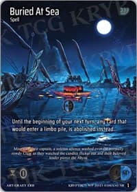 Buried At Sea - Wicked Prophecy [Wave 1] - Kryptik TCG card
