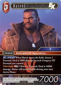 Barret EX - Dawn of Heroes - Final Fantasy TCG card