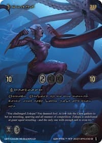 Zokepa (Gold Kryptik Language) - Wicked Prophecy [Wave 1] - Kryptik TCG card