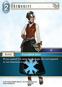 Armourer - Dawn of Heroes - Final Fantasy TCG card