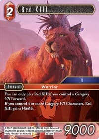 Red XIII - Dawn of Heroes - Final Fantasy TCG card