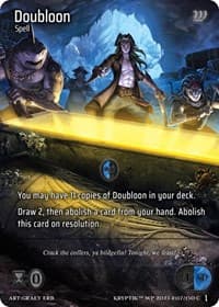 Doubloon - Wicked Prophecy [Wave 1] - Kryptik TCG card