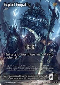 Exploit Empathy - Wicked Prophecy [Wave 1] - Kryptik TCG card