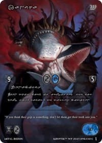 Kanuha (Silver Kryptik Language) - Wicked Prophecy [Wave 1] - Kryptik TCG card