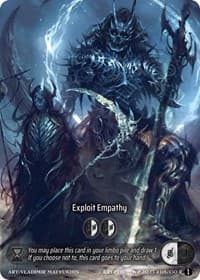 Exploit Empathy (Box Topper) - Wicked Prophecy [Wave 1] - Kryptik TCG card