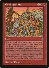 Goblin Scouts - Mirage - Magic: The Gathering card