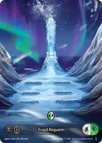 Frigid Requiem (Box Topper) - Wicked Prophecy [Wave 1] - Kryptik TCG card