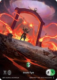 Invoke Fyre (Box Topper) - Wicked Prophecy [Wave 1] - Kryptik TCG card