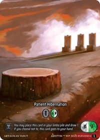 Patient Hibernation (Box Topper) - Wicked Prophecy [Wave 1] - Kryptik TCG card
