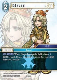 Edward EX - Dawn of Heroes - Final Fantasy TCG card