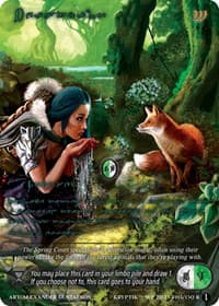 Beastwalk (Green Kryptik Language) - Wicked Prophecy [Wave 1] - Kryptik TCG card