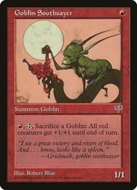 Goblin Soothsayer - Mirage - Magic: The Gathering card