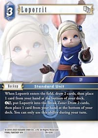 Loporrit - Dawn of Heroes - Final Fantasy TCG card