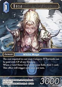 Rosa - Dawn of Heroes - Final Fantasy TCG card