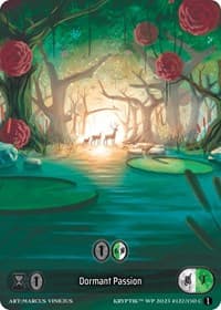 Dormant Passion (Box Topper) - Wicked Prophecy [Wave 1] - Kryptik TCG card
