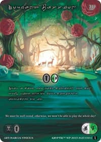 Dormant Passion (Silver Kryptik Language) - Wicked Prophecy [Wave 1] - Kryptik TCG card