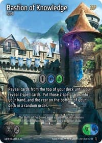 Bastion of Knowledge - Wicked Prophecy [Wave 1] - Kryptik TCG card