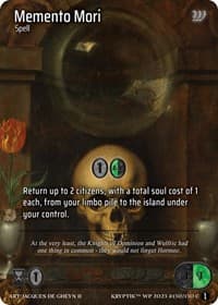 Memento Mori - Wicked Prophecy [Wave 1] - Kryptik TCG card