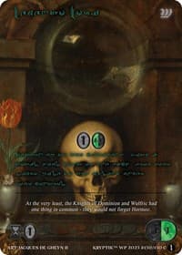 Memento Mori (Green Kryptik Language) - Wicked Prophecy [Wave 1] - Kryptik TCG card