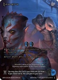 Mutiny (Gold Kryptik Language) - Wicked Prophecy [Wave 1] - Kryptik TCG card