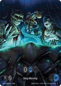 Deep Worship (Box Topper) - Wicked Prophecy [Wave 1] - Kryptik TCG card