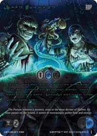 Deep Worship (Green Kryptik Language) - Wicked Prophecy [Wave 1] - Kryptik TCG card