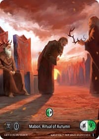 Mabon, Ritual of Autumn (Box Topper) - Wicked Prophecy [Wave 1] - Kryptik TCG card