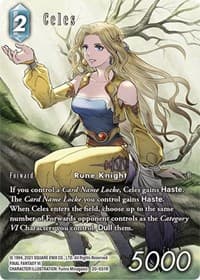 Celes (Full Art) - Dawn of Heroes - Final Fantasy TCG card