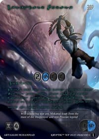 Legendary Voyage (Green Kryptik Language) - Wicked Prophecy [Wave 1] - Kryptik TCG card
