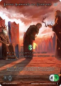 Mabon, Ritual of Autumn (Silver Kryptik Language) - Wicked Prophecy [Wave 1] - Kryptik TCG card