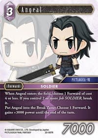Angeal - Dawn of Heroes - Final Fantasy TCG card