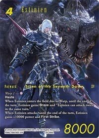 Estinien (Full Art) - Dawn of Heroes - Final Fantasy TCG card