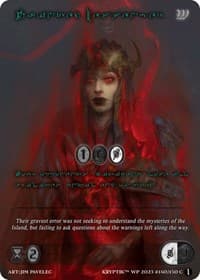 Tainted Messenger (Green Kryptik Language) - Wicked Prophecy [Wave 1] - Kryptik TCG card