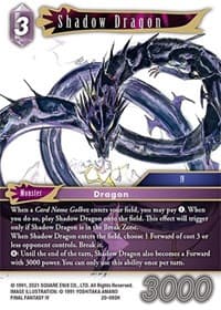 Shadow Dragon - Dawn of Heroes - Final Fantasy TCG card