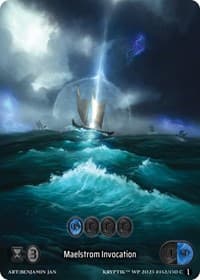 Maelstrom Invocation (Box Topper) - Wicked Prophecy [Wave 1] - Kryptik TCG card