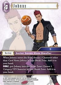 Johnny - Dawn of Heroes - Final Fantasy TCG card