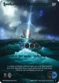 Maelstrom Invocation (Green Kryptik Language) - Wicked Prophecy [Wave 1] - Kryptik TCG card