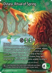 Ostara, Ritual of Spring - Wicked Prophecy [Wave 1] - Kryptik TCG card