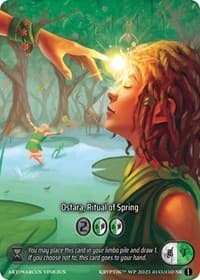 Ostara, Ritual of Spring (Box Topper) - Wicked Prophecy [Wave 1] - Kryptik TCG card