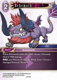 Behemoth - Dawn of Heroes - Final Fantasy TCG card