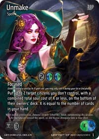 Unmake - Wicked Prophecy [Wave 1] - Kryptik TCG card