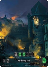 Harrowing Loss (Box Topper) - Wicked Prophecy [Wave 1] - Kryptik TCG card
