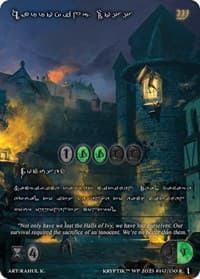 Harrowing Loss (Silver Kryptik Language) - Wicked Prophecy [Wave 1] - Kryptik TCG card