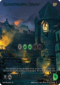 Harrowing Loss (Green Kryptik Language) - Wicked Prophecy [Wave 1] - Kryptik TCG card