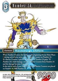 Number 24 - Dawn of Heroes - Final Fantasy TCG card