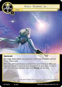 Girl's Staring At... - Clash of the Star Trees - Force of Will card