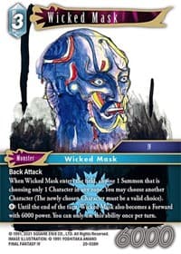 Wicked Mask - Dawn of Heroes - Final Fantasy TCG card