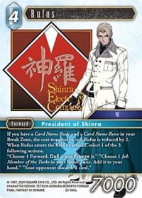 Rufus - Dawn of Heroes - Final Fantasy TCG card